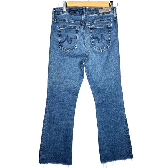 AG Adriano Goldschmied Womens Jeans 29 Farrah Boot Crop Mid Rise Japanese Denim - Picture 6 of 12